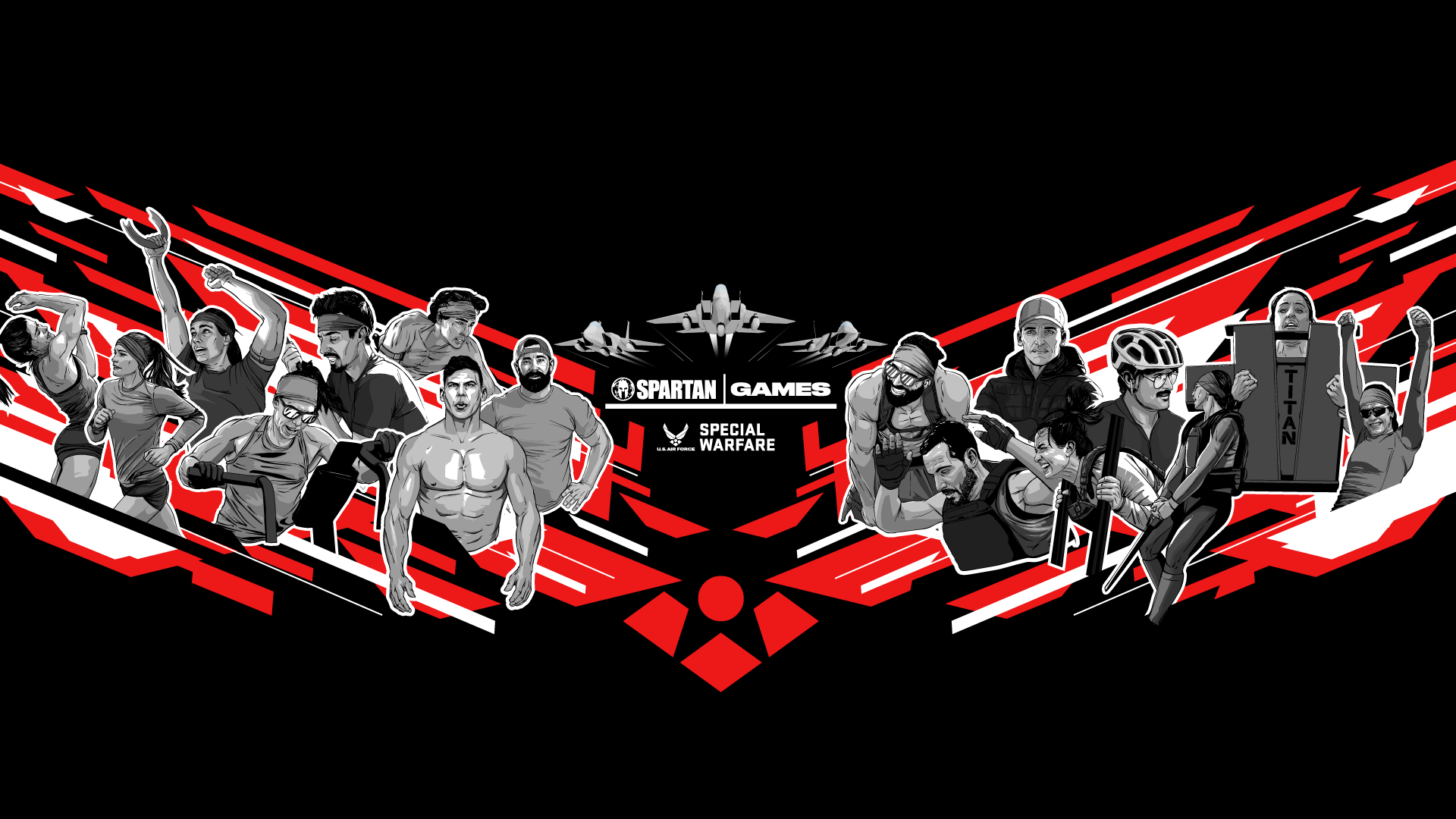 Spartan Games Key Visual illustration Youtube Cover