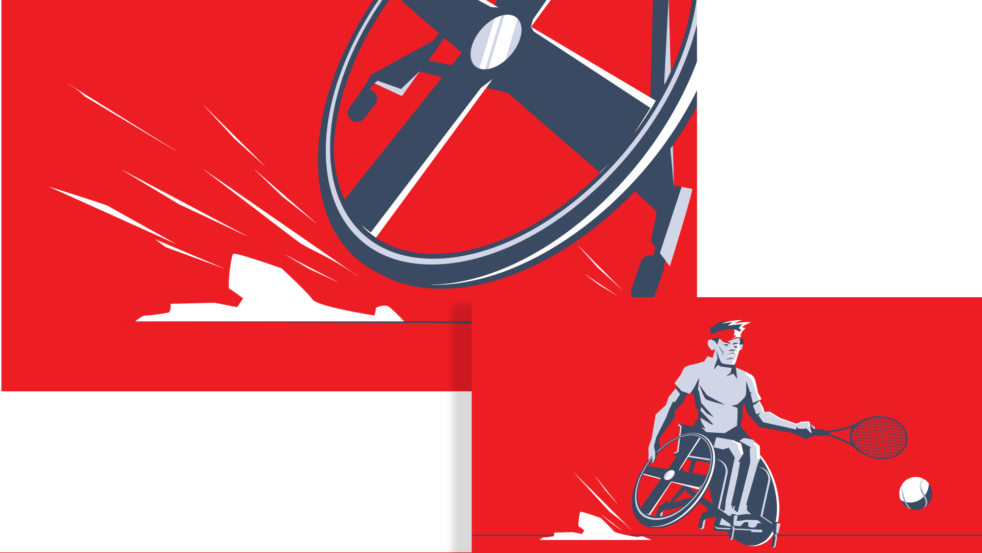 BRD Kaufland WheelChair Open TVC illustrations