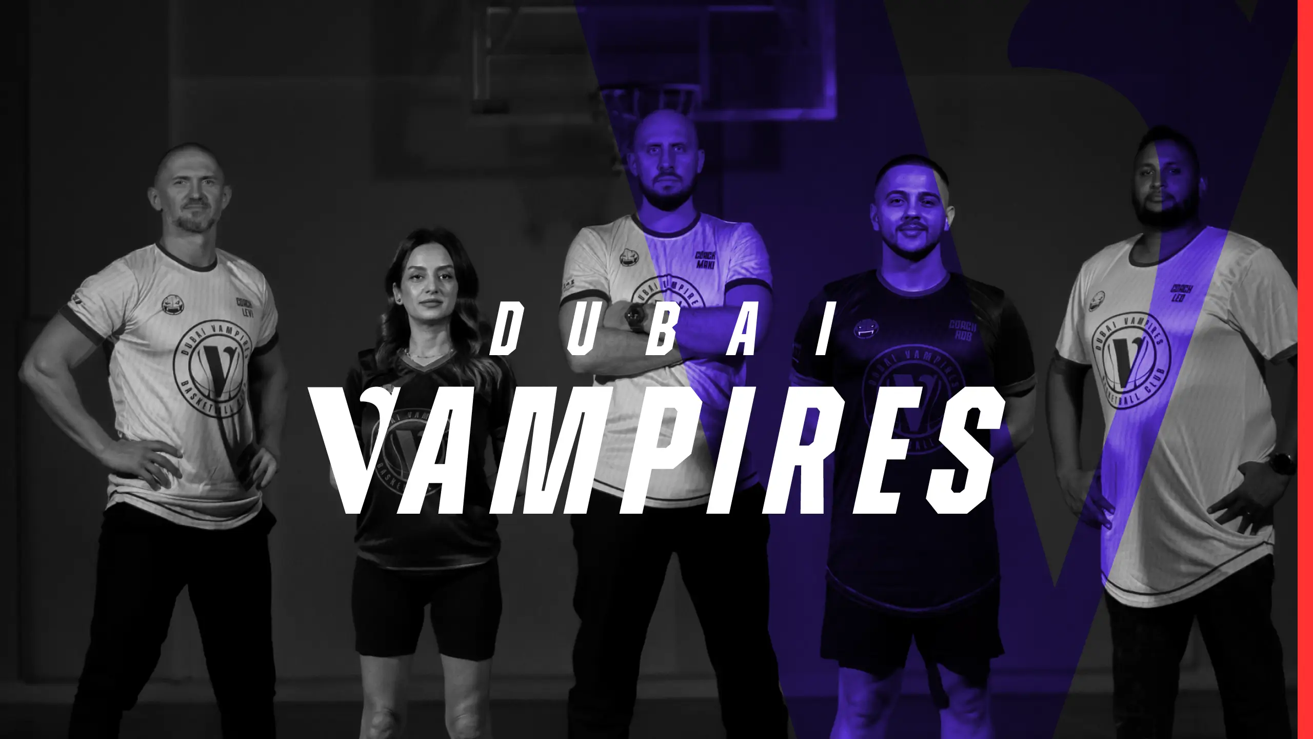 Dubai Vampires Branding and Visual Identity Team