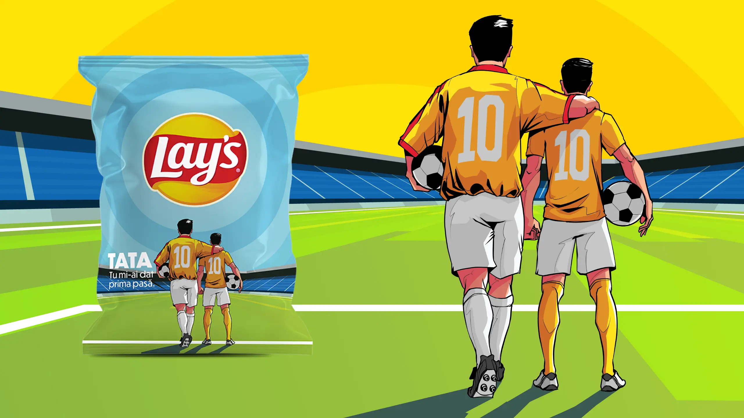 Lays Gala Fanilor Illustrations Ianis Hagi