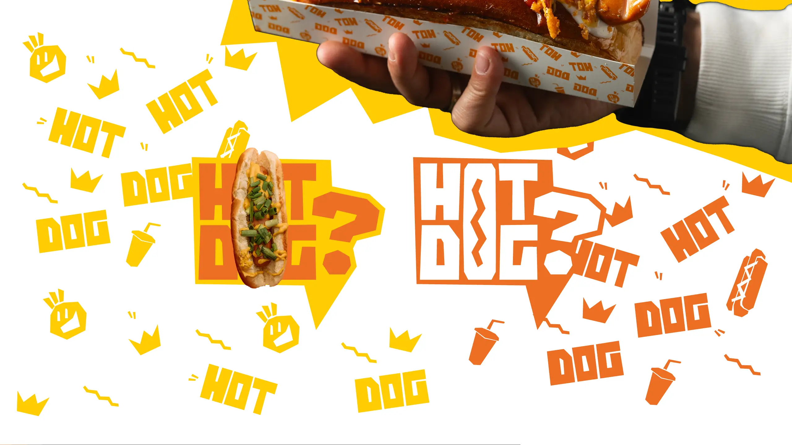 VIVO Hot Dog Station Branding Case Study Illustrated Assets