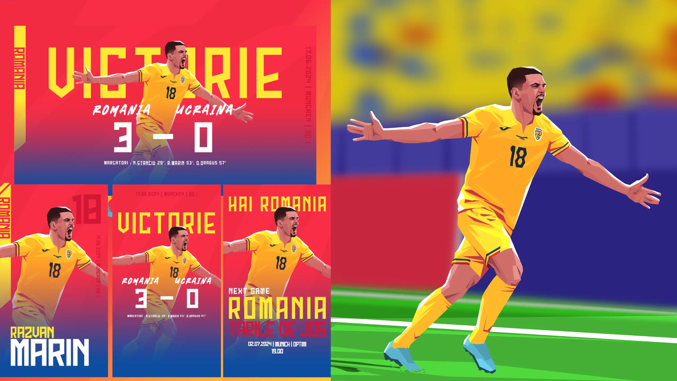 Team_Romania_Euro_2024_Illustrations_Razvan Marin