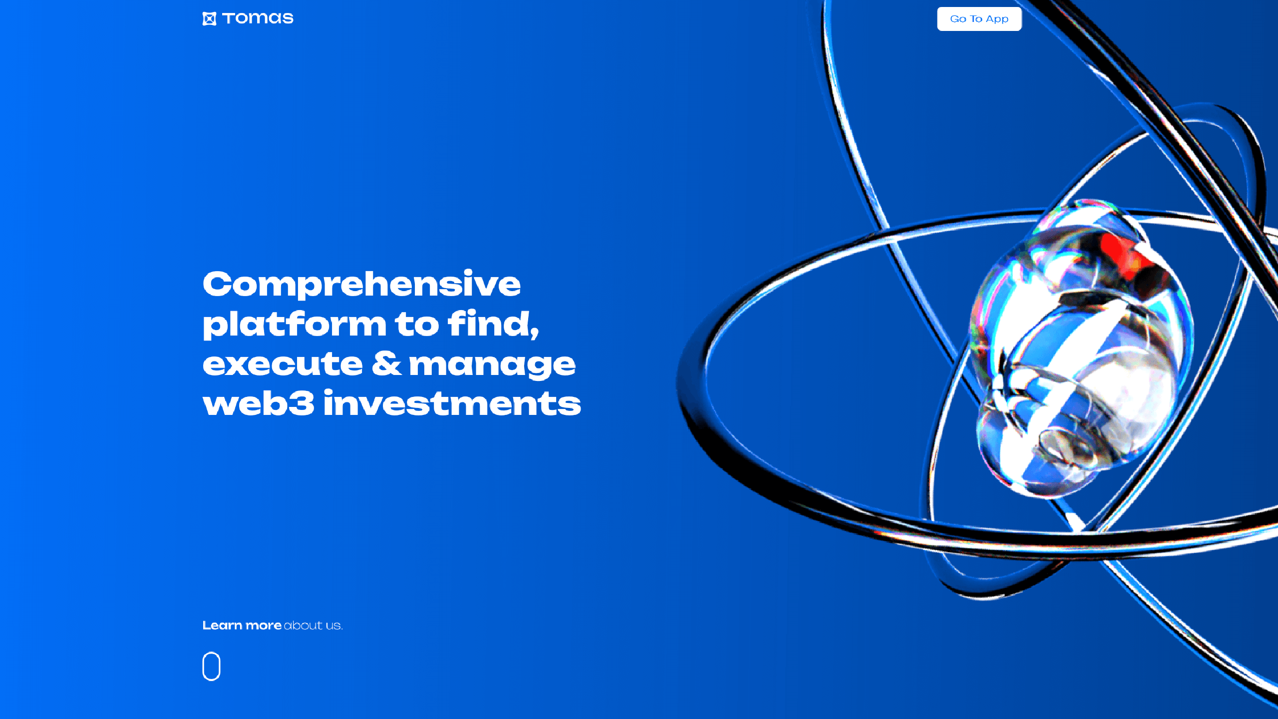 Tomas Finance Branding And Visual Identity Website Hero